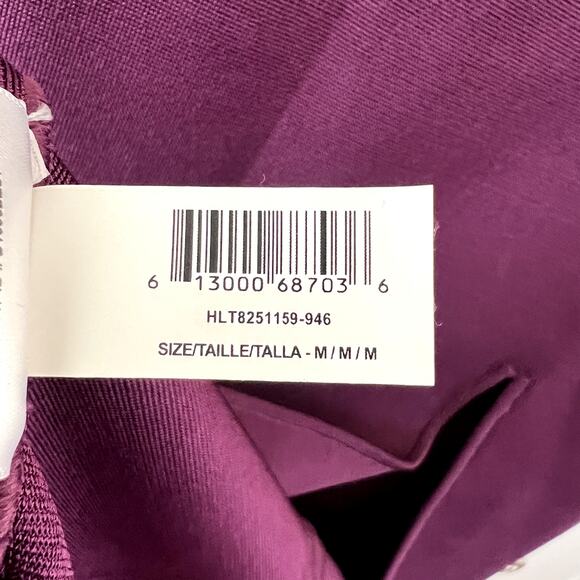 Herve Leger Purple Long Sleeve Off Shoulder Bandage Gown Dress Size M - Picture 8 of 9